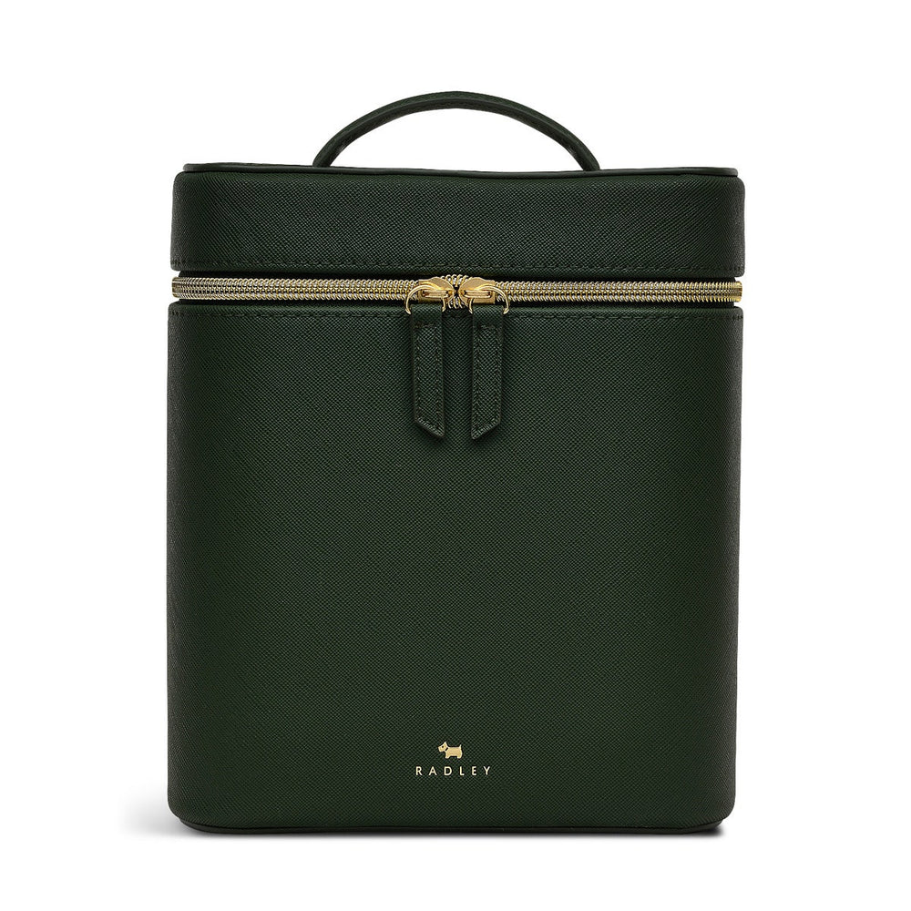 RADLEY BEAUTY VANITY CASE RACING GREEN