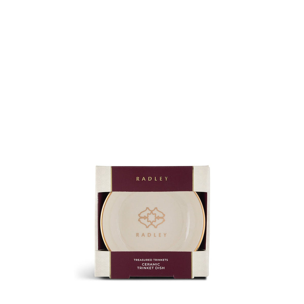 RADLEY BEAUTY TRINKET CERAMIC DISH CHALK