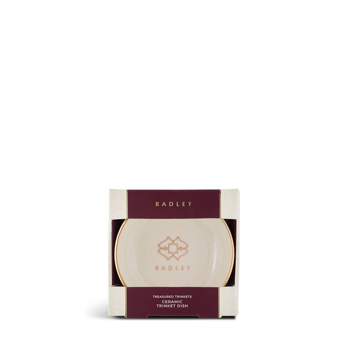 RADLEY BEAUTY TRINKET CERAMIC DISH CHALK