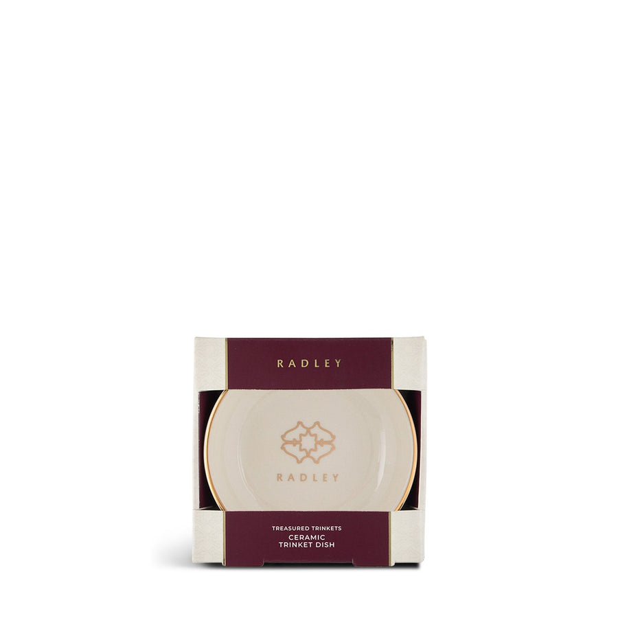RADLEY BEAUTY TRINKET CERAMIC DISH CHALK