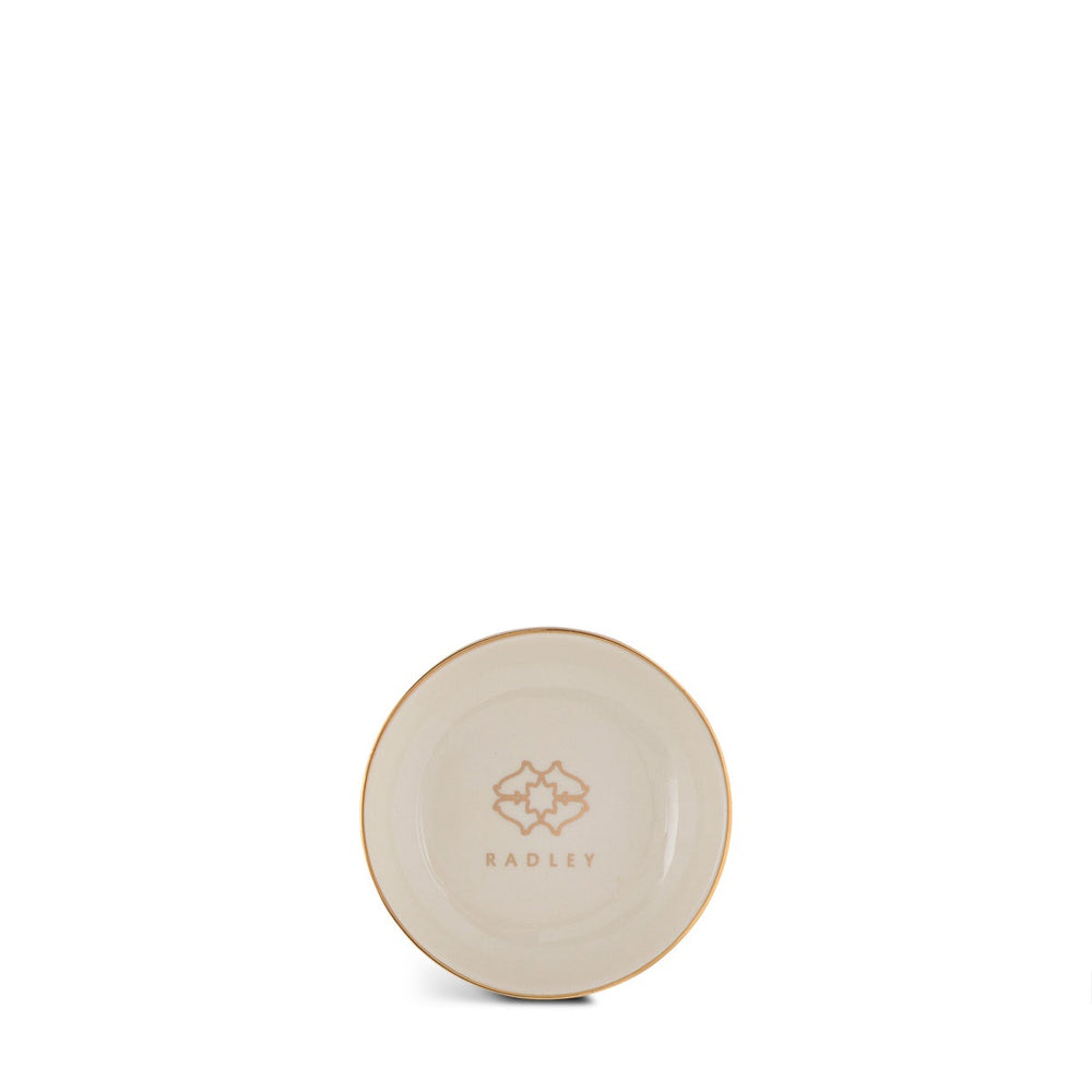 RADLEY BEAUTY TRINKET CERAMIC DISH CHALK