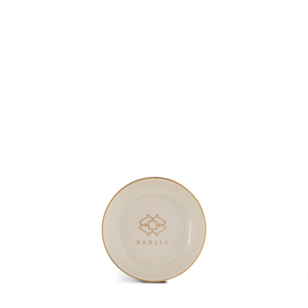 RADLEY BEAUTY TRINKET CERAMIC DISH CHALK