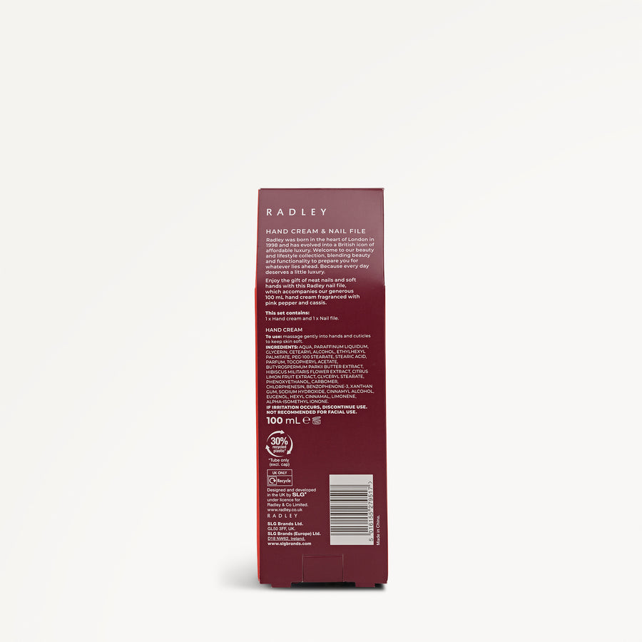 Radley Beauty Hand Cream & Nail File Cranberry - 4009793