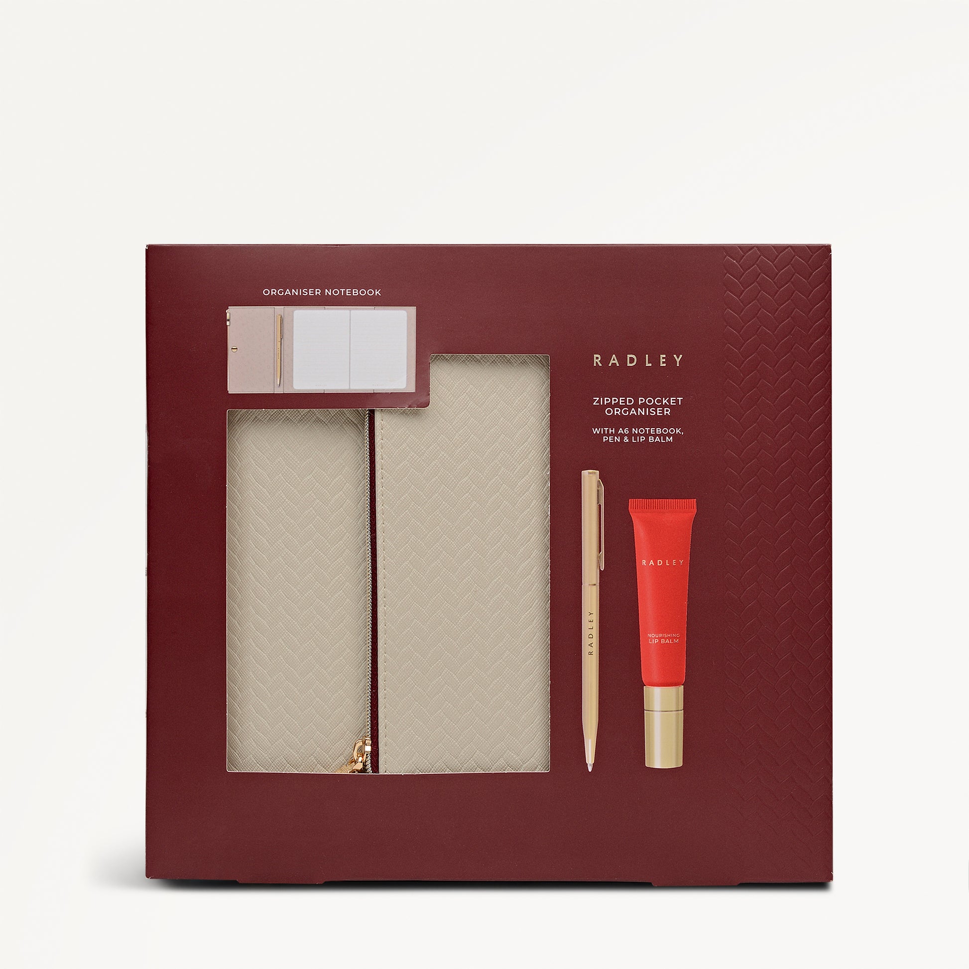 Notebook Pen & Lip Balm Cranberry - 4009801