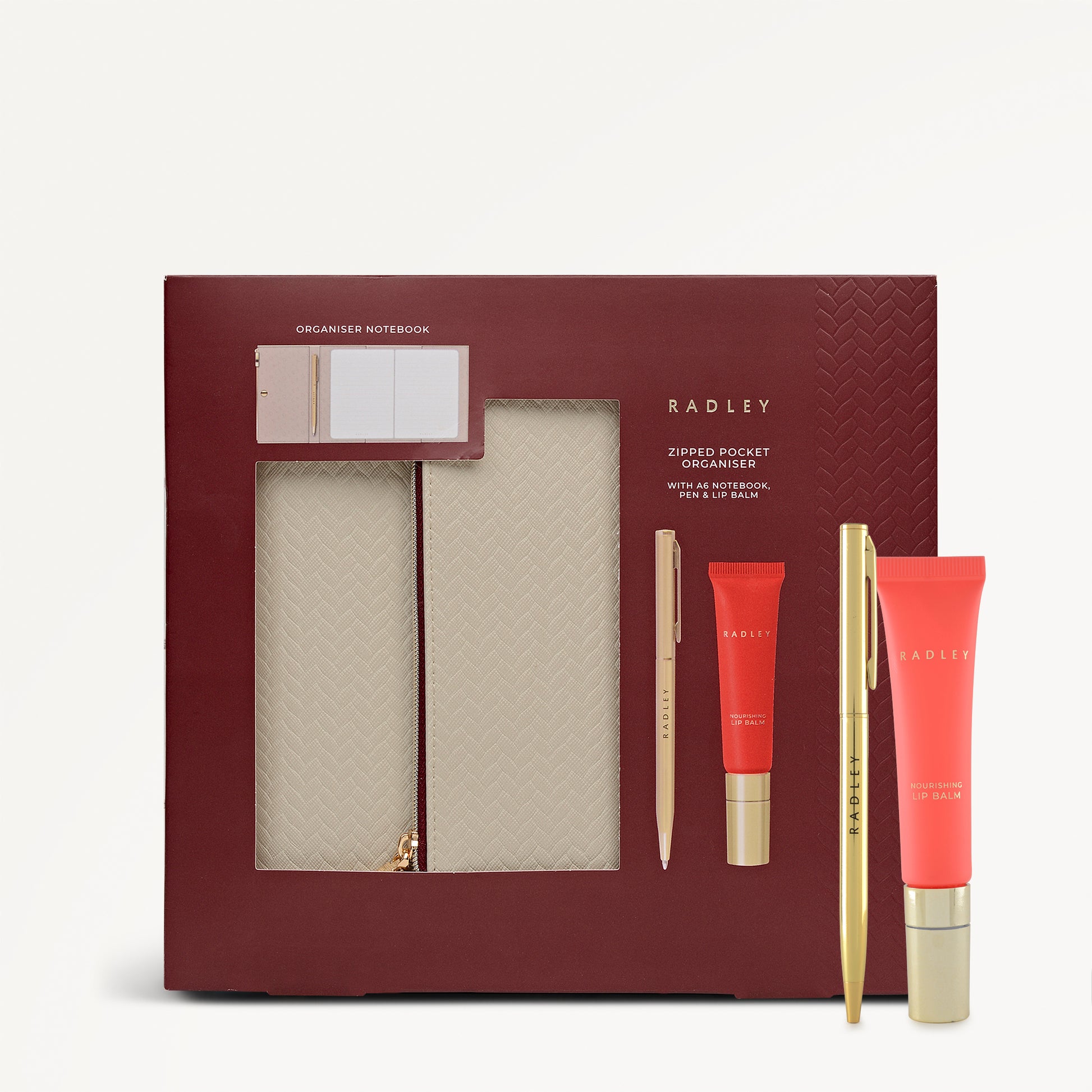 Notebook Pen & Lip Balm Cranberry - 4009801