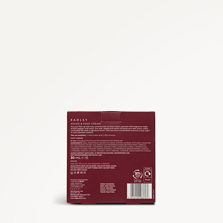 Socks & Footbalm Cranberry - 4010405