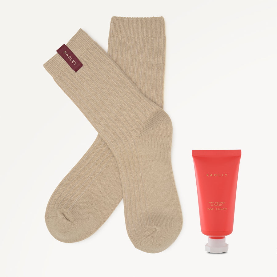 Socks & Footbalm Cranberry - 4010405