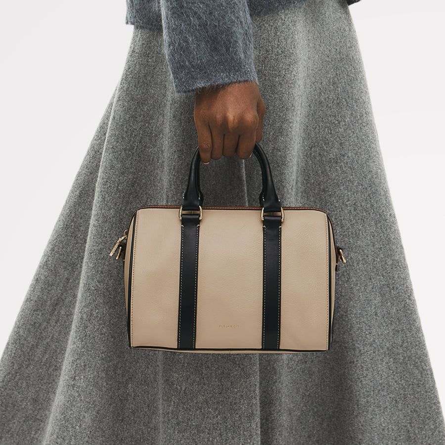 Noble Alley - Colourblock Medium Ziptop Grab Porcini - 113013