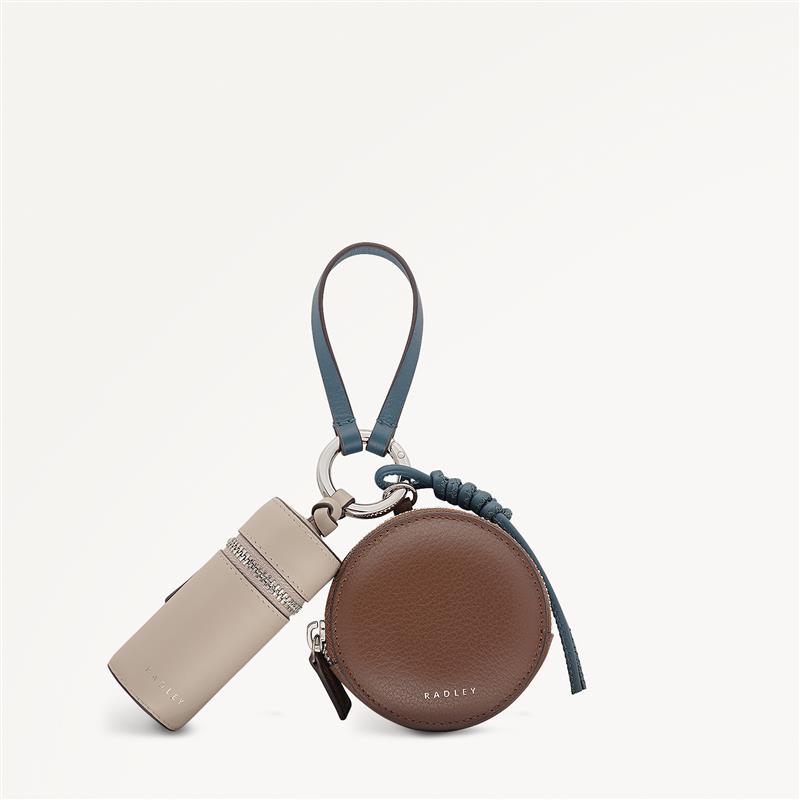 Nicholas Road Leather Small Multi-Compartment Pouch in Teal - 112516