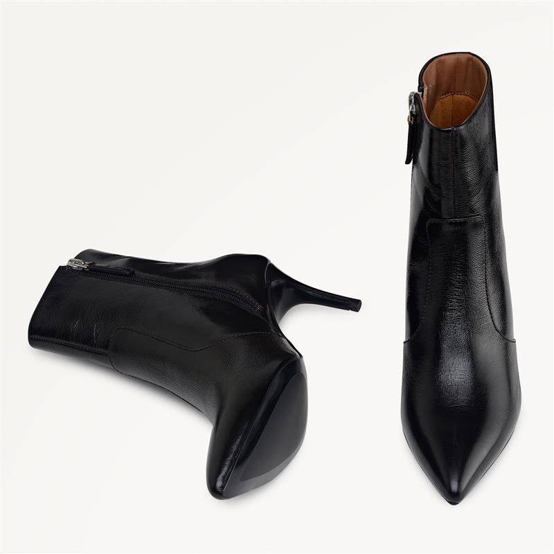 Duchess Close Stiletto Point Bootie Black - 112890