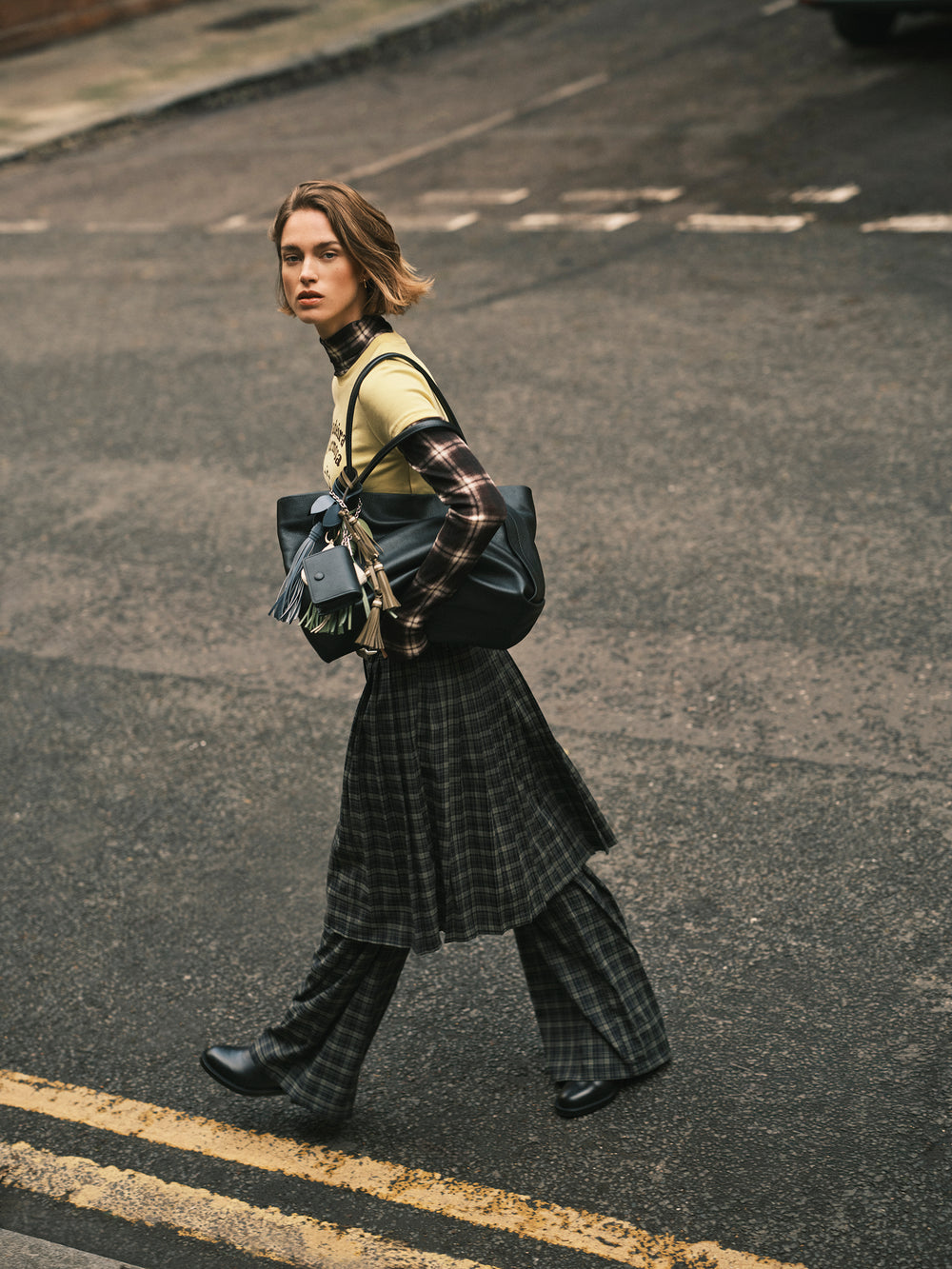 The Evie Large Ziptop Shoulder Black - 113132