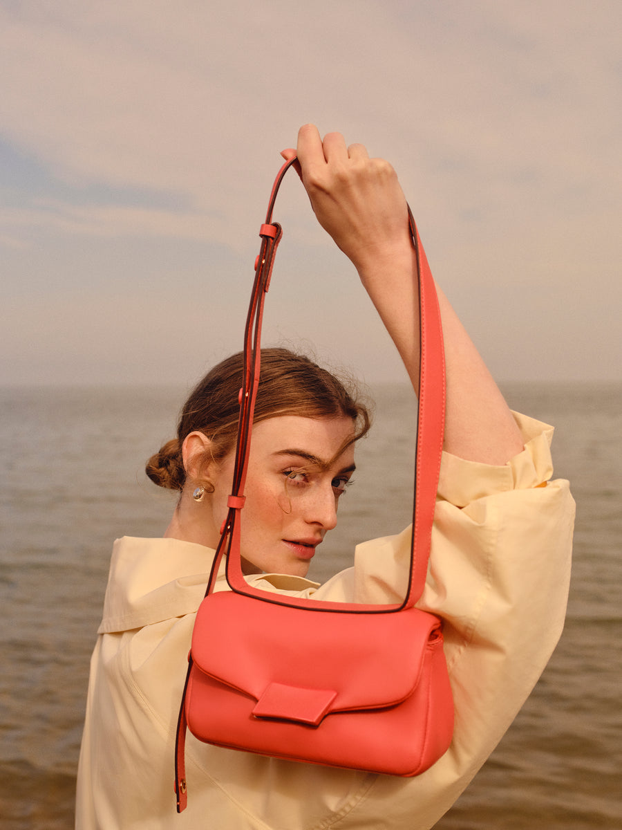 The Belsize - Puffy Small Flapover Shoulder Lobster - 113827