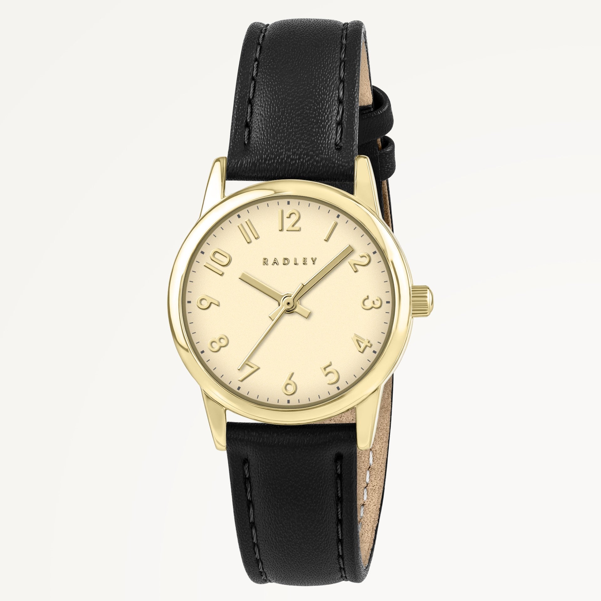 Southwark Park Leather Strap Watch Black - RY21950