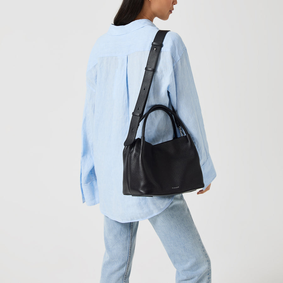 Ivydale Road Medium Ziptop Grab Black - H1280001