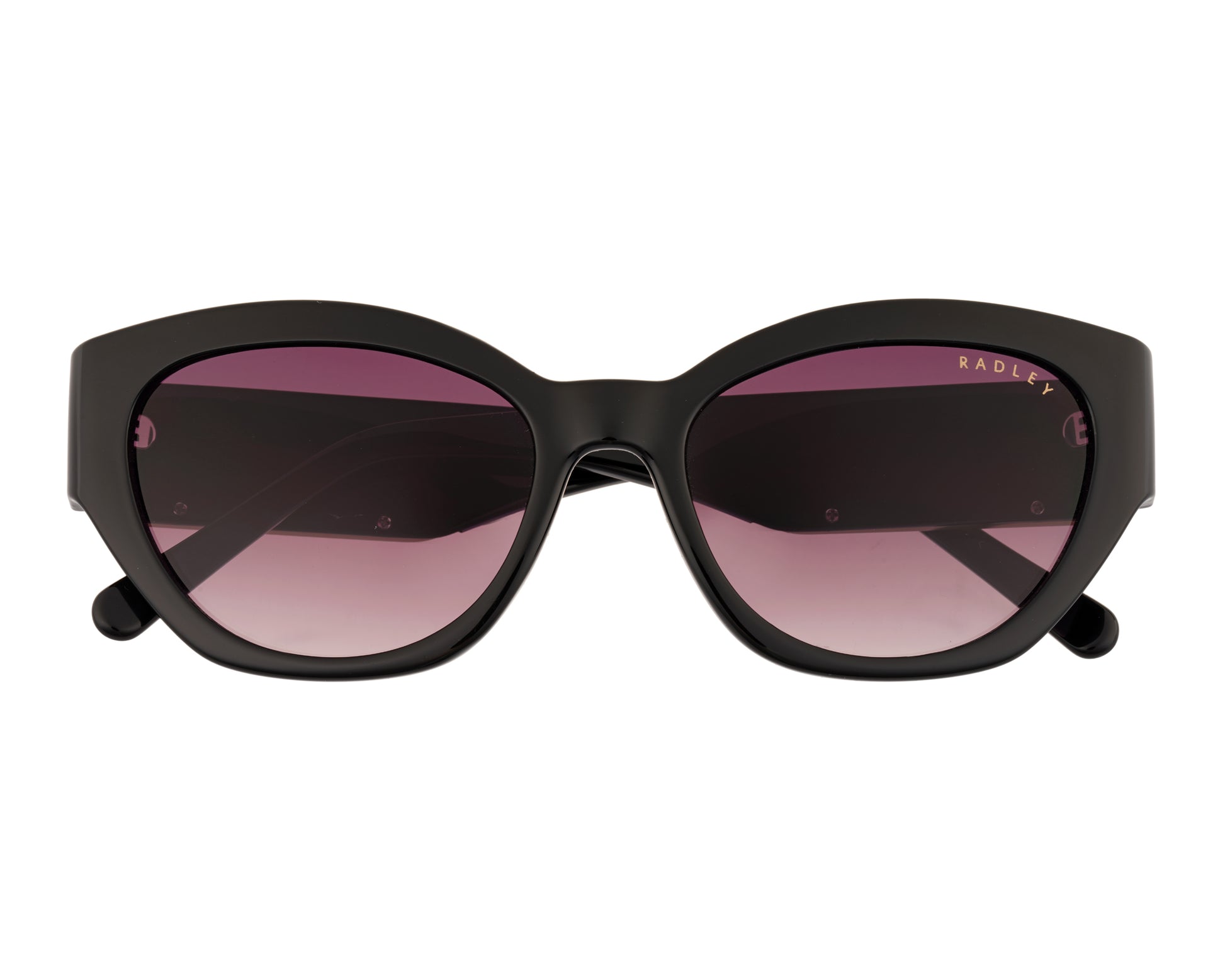 WESTWELL OVERSIZED SQUARE CAT EYE  BLACK