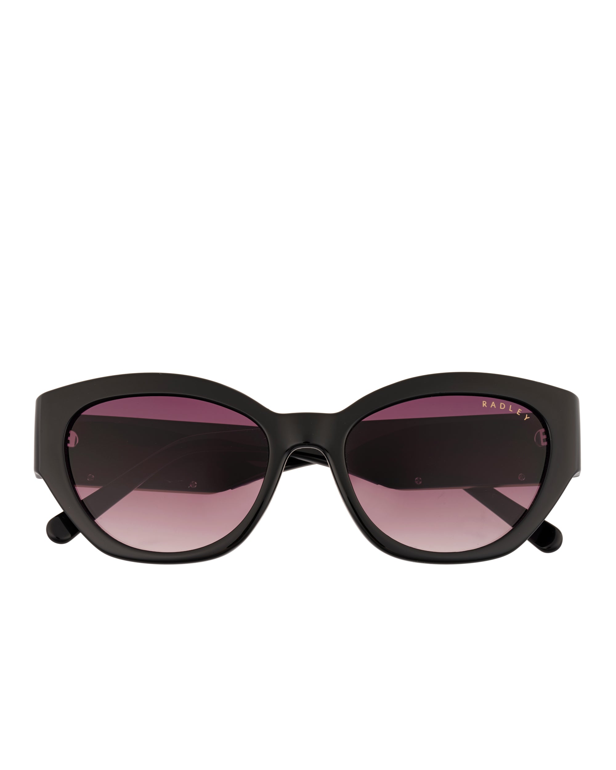 WESTWELL OVERSIZED SQUARE CAT EYE  BLACK