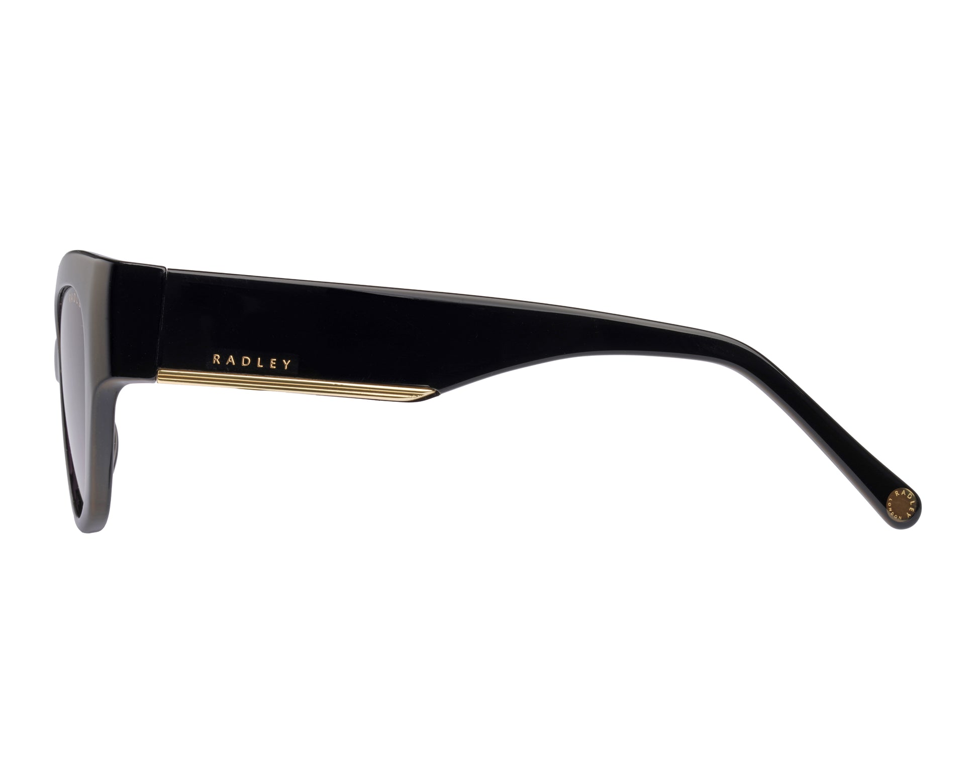 WESTWELL OVERSIZED SQUARE CAT EYE  BLACK