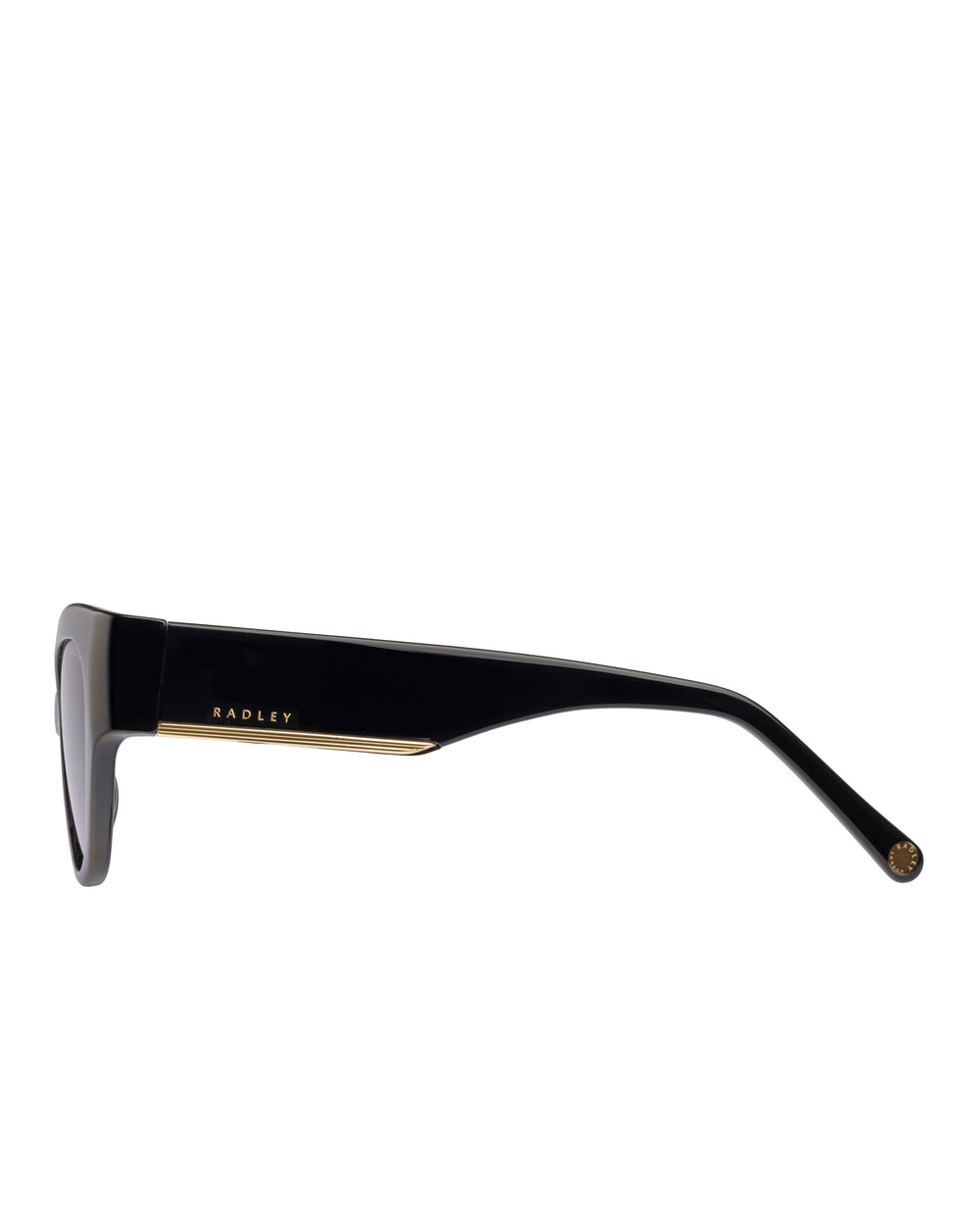 WESTWELL OVERSIZED SQUARE CAT EYE  BLACK