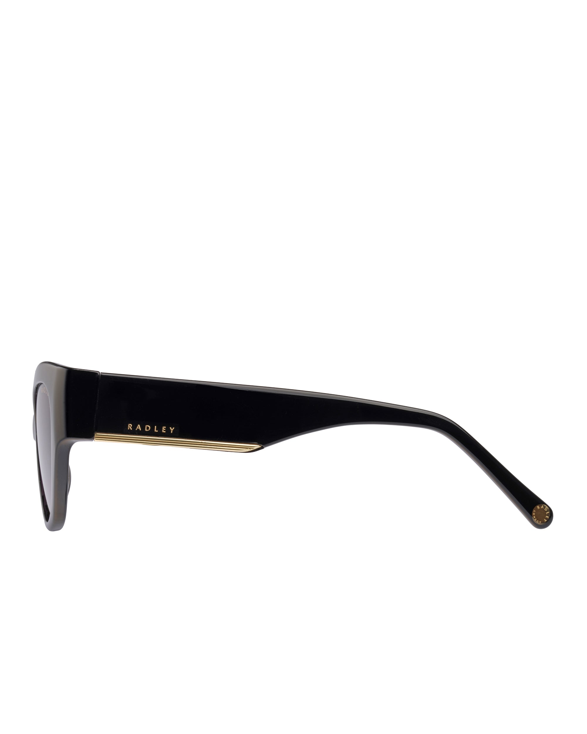 WESTWELL OVERSIZED SQUARE CAT EYE  BLACK