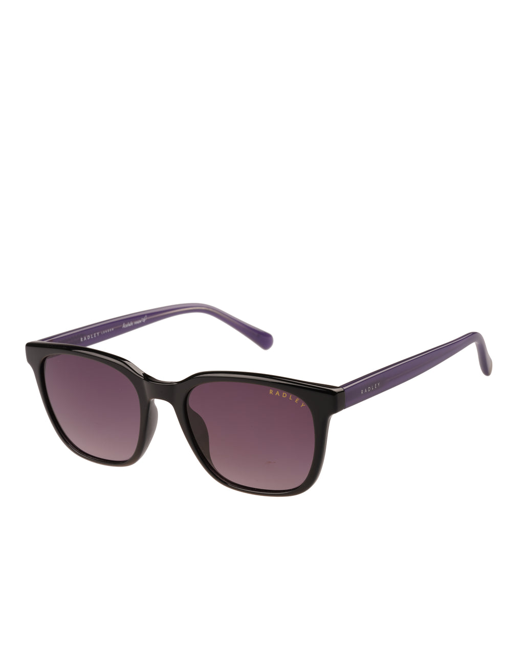 HILLGATE SQUARE EYED SUNGLASSES BLACK