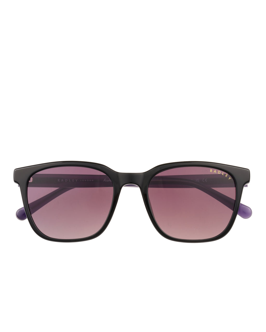 HILLGATE SQUARE EYED SUNGLASSES BLACK