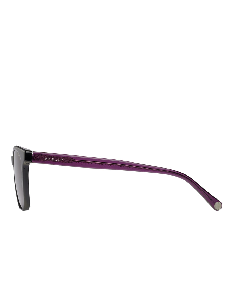 HILLGATE SQUARE EYED SUNGLASSES BLACK