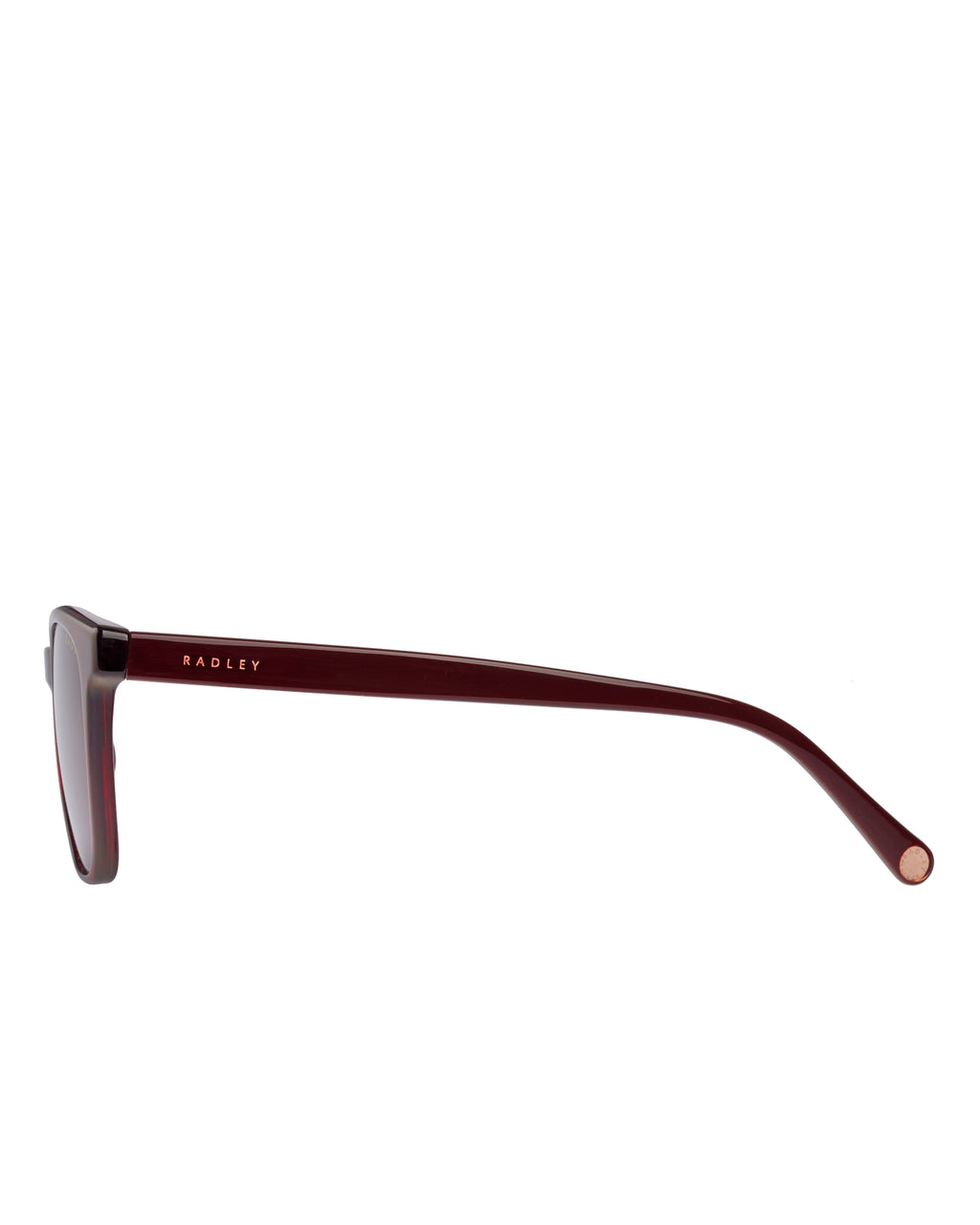HILLGATE SQUARE EYED SUNGLASSES BURGUNDY