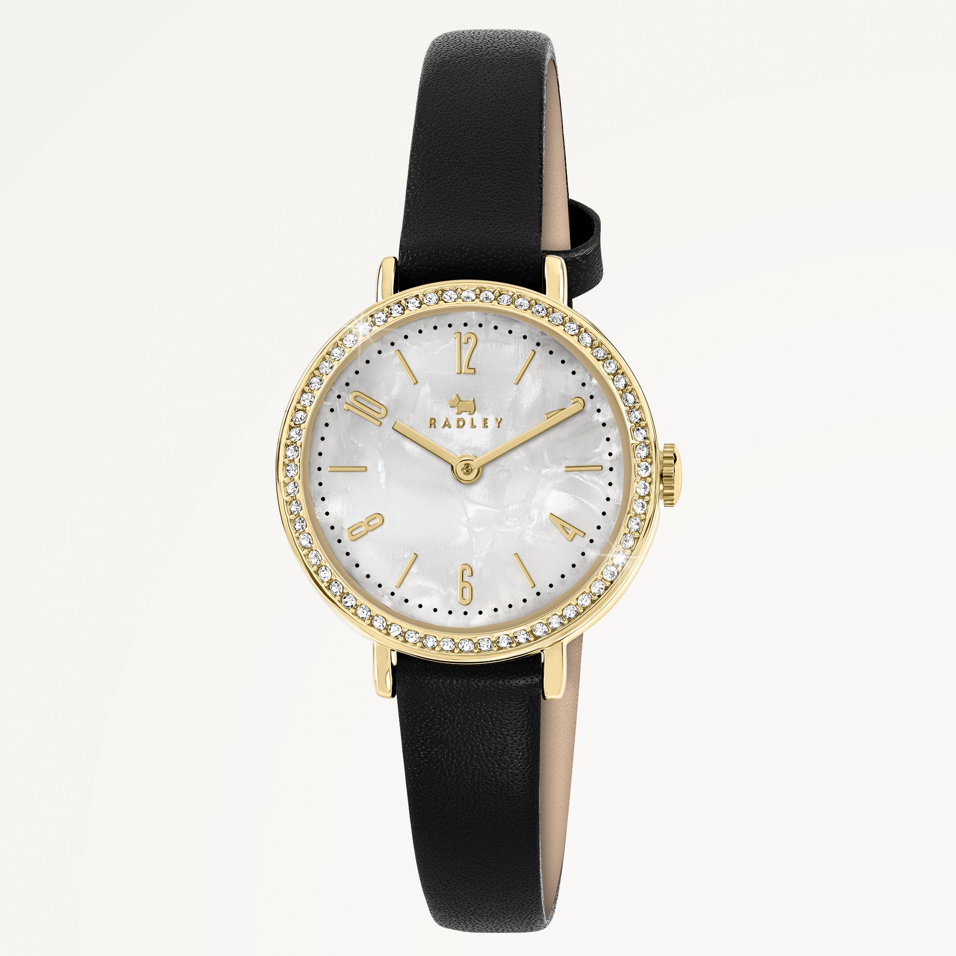 Windsor Lane 26mm With Leather Strap Watch Black - RY21912A