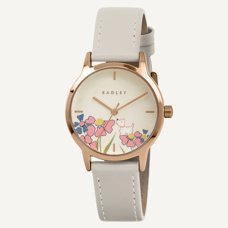 Spring Daze 31Mm Leather Strap Watch Salt - RY21986A