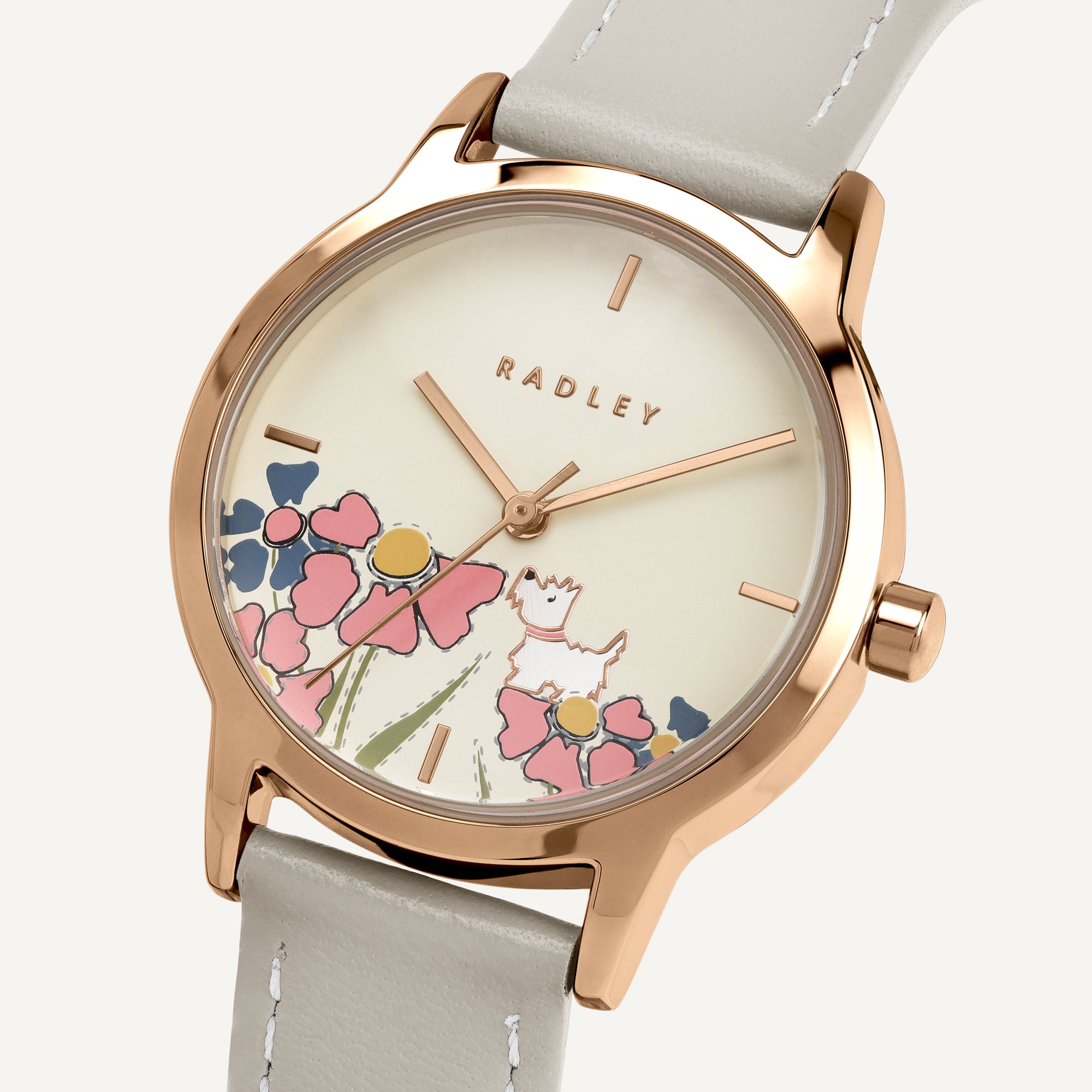 Spring Daze 31Mm Leather Strap Watch Salt - RY21986A