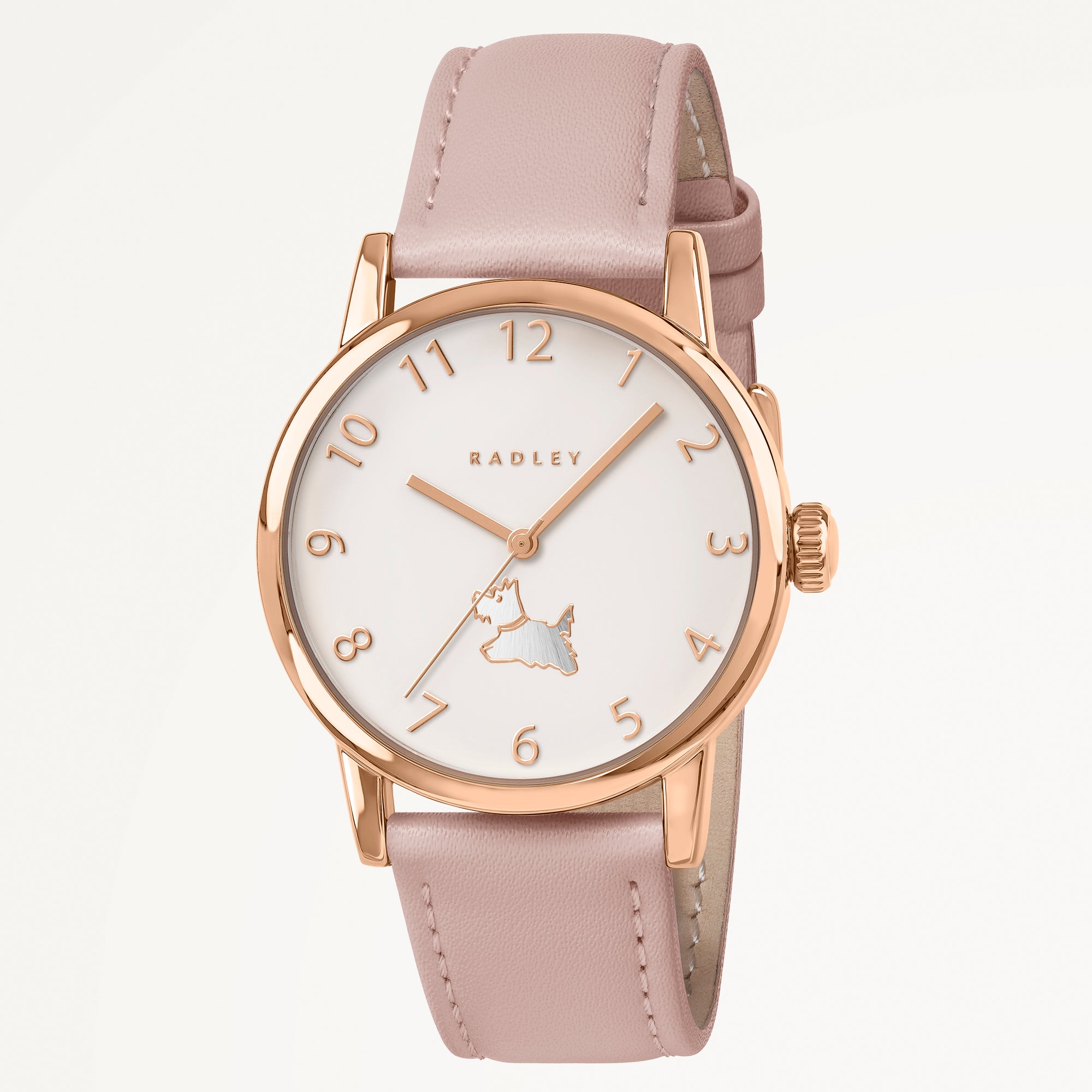Noble Alley 34Mm Leather Strap Watch Carnation - RY21988A