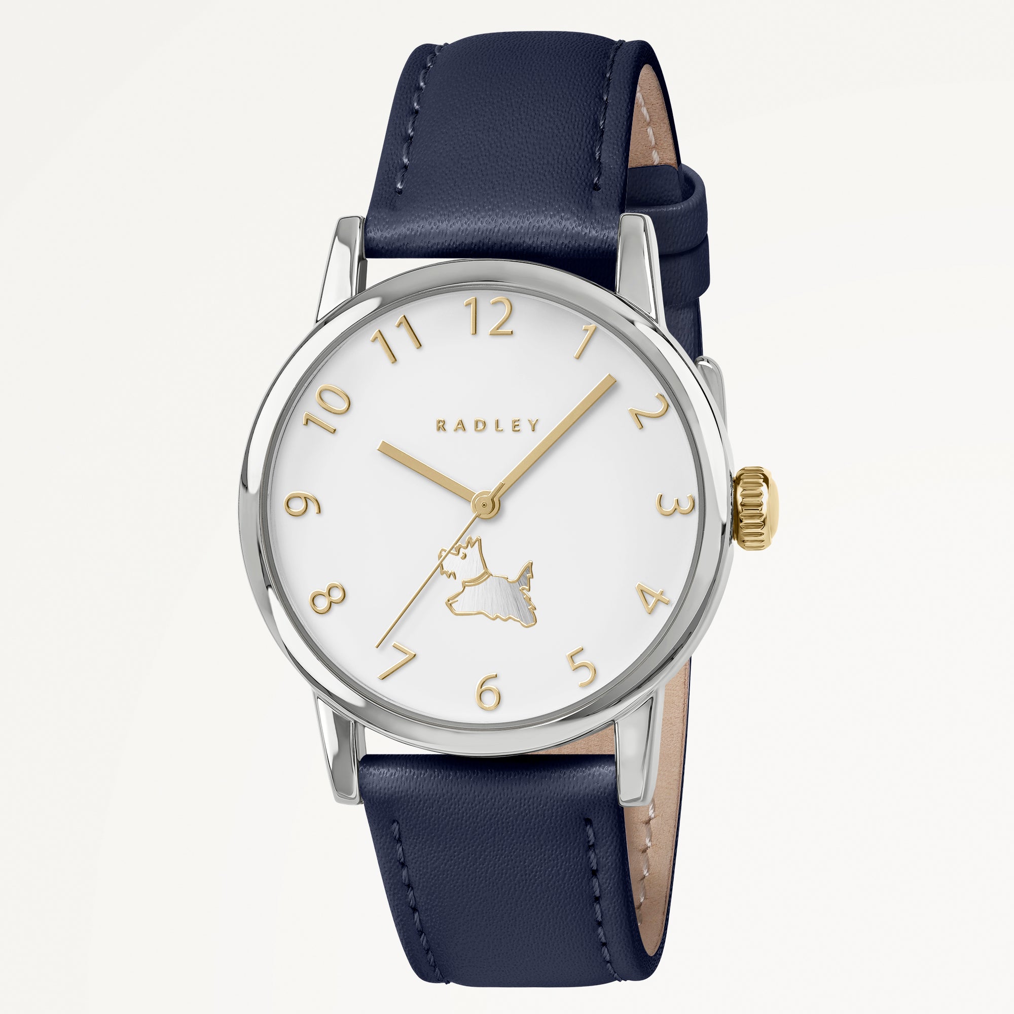Noble Alley 34Mm Leather Strap Watch Naval - RY21992A