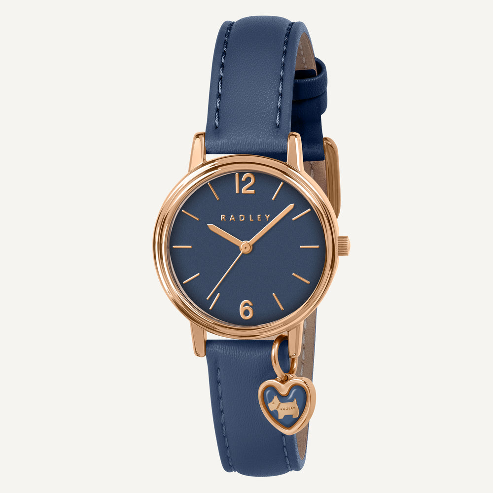 MALDON MEWS 26MM LEATHER STRAP WATCH WITH  UTILITY