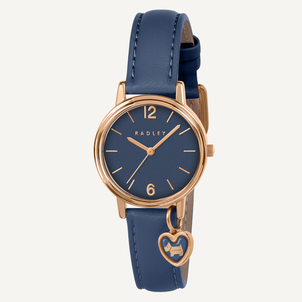 MALDON MEWS 26MM LEATHER STRAP WATCH WITH  UTILITY