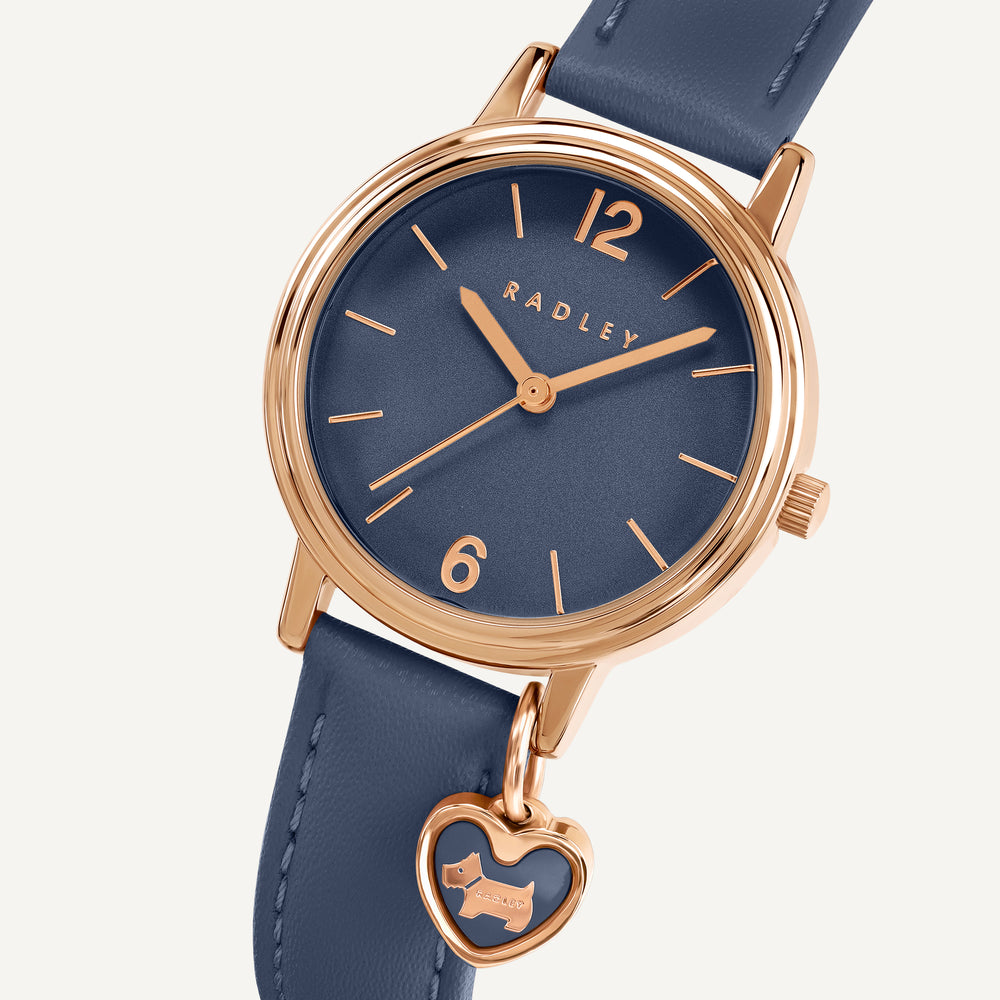 MALDON MEWS 26MM LEATHER STRAP WATCH WITH  UTILITY