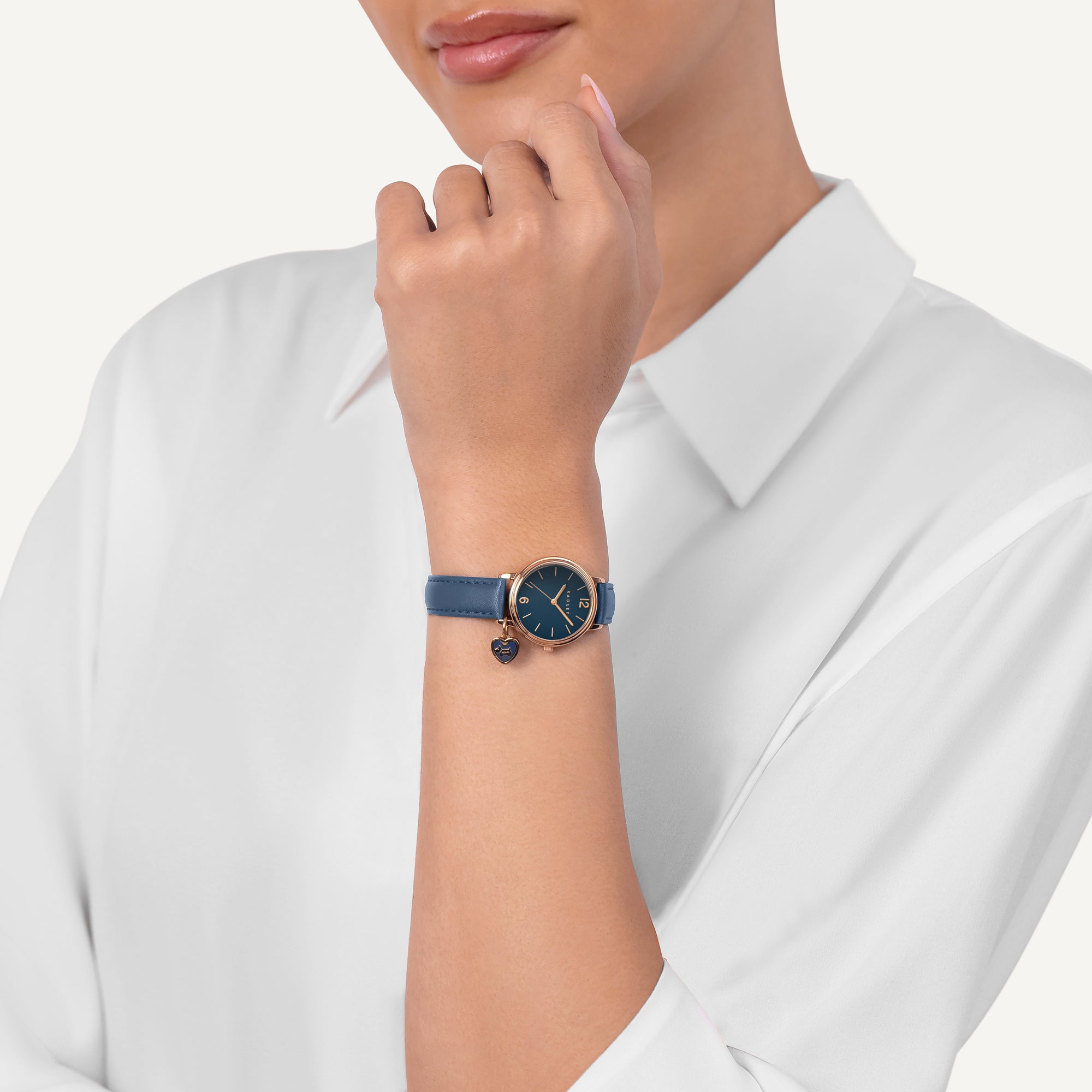 MALDON MEWS 26MM LEATHER STRAP WATCH WITH  UTILITY