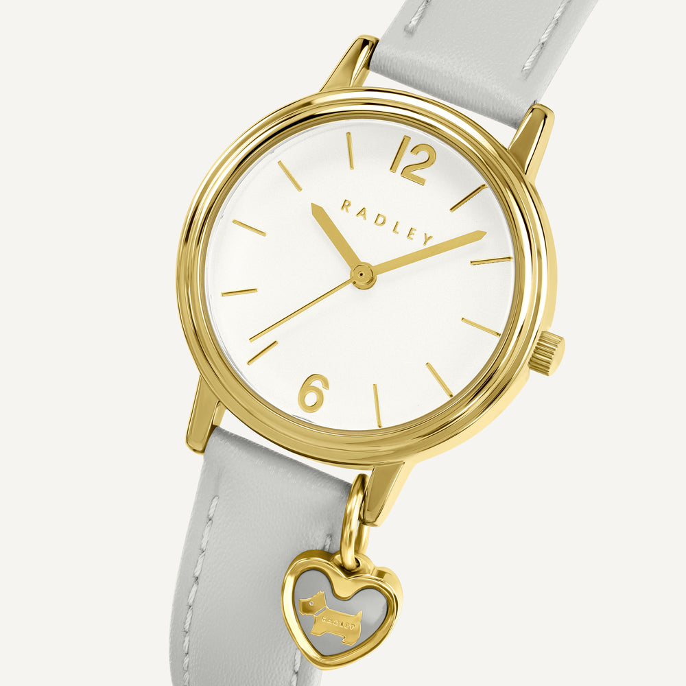 Maldon Mews 26Mm Leather Strap Watch With  Steel - RY21998A