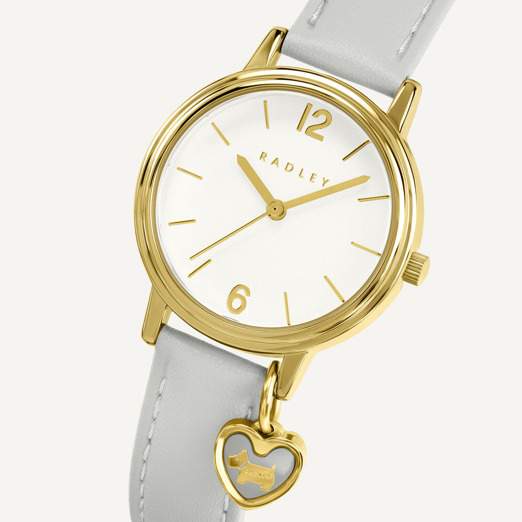 Maldon Mews 26Mm Leather Strap Watch With  Steel - RY21998A