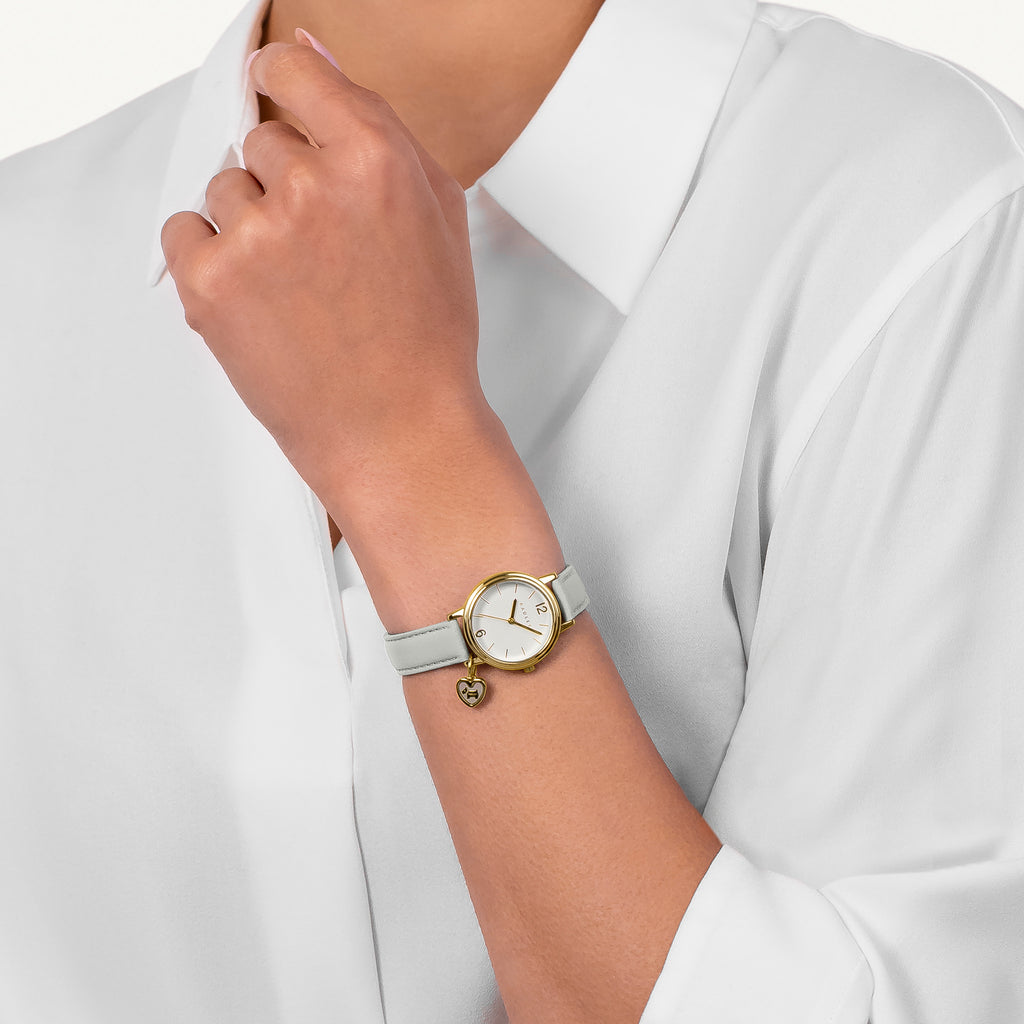 Maldon Mews 26Mm Leather Strap Watch With  Steel - RY21998A