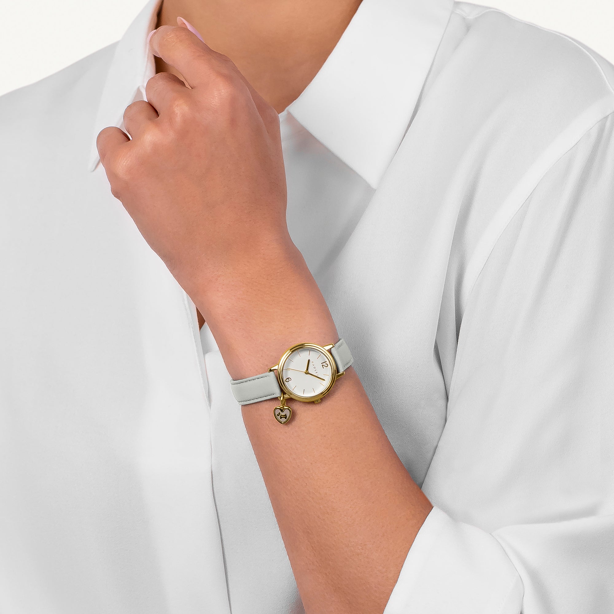 Maldon Mews 26Mm Leather Strap Watch With  Steel - RY21998A