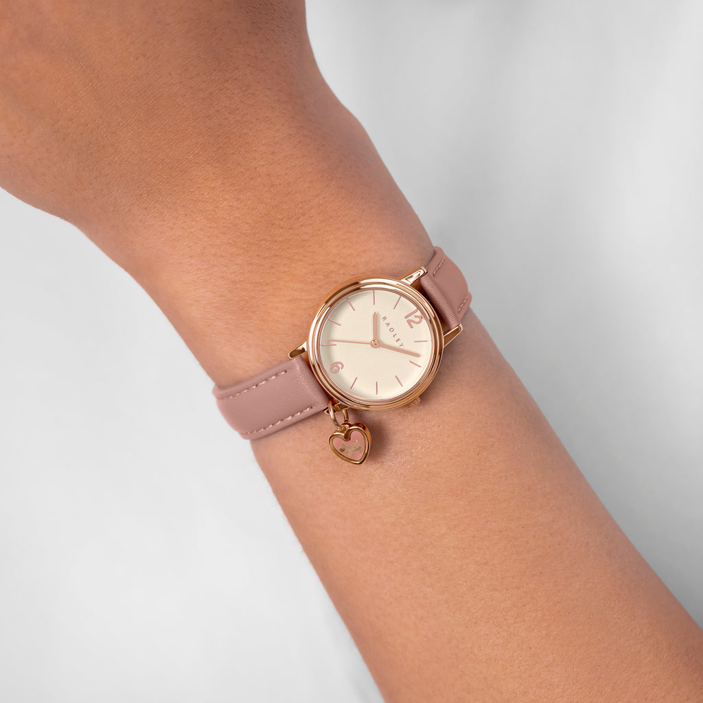 Maldon Mews 26Mm Leather Strap Watch With  Carnation - RY22000A