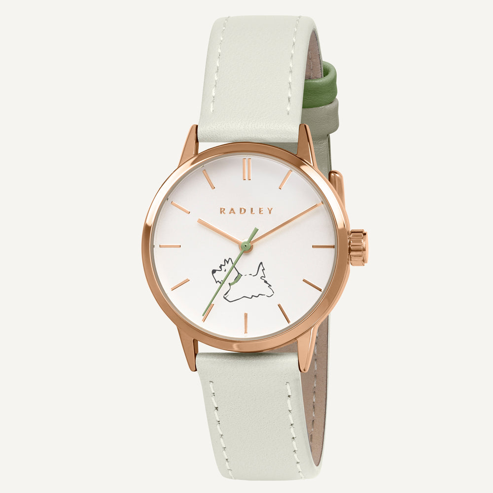 Percy Grove 31Mm Leather Strap Watch Salt - RY22006A