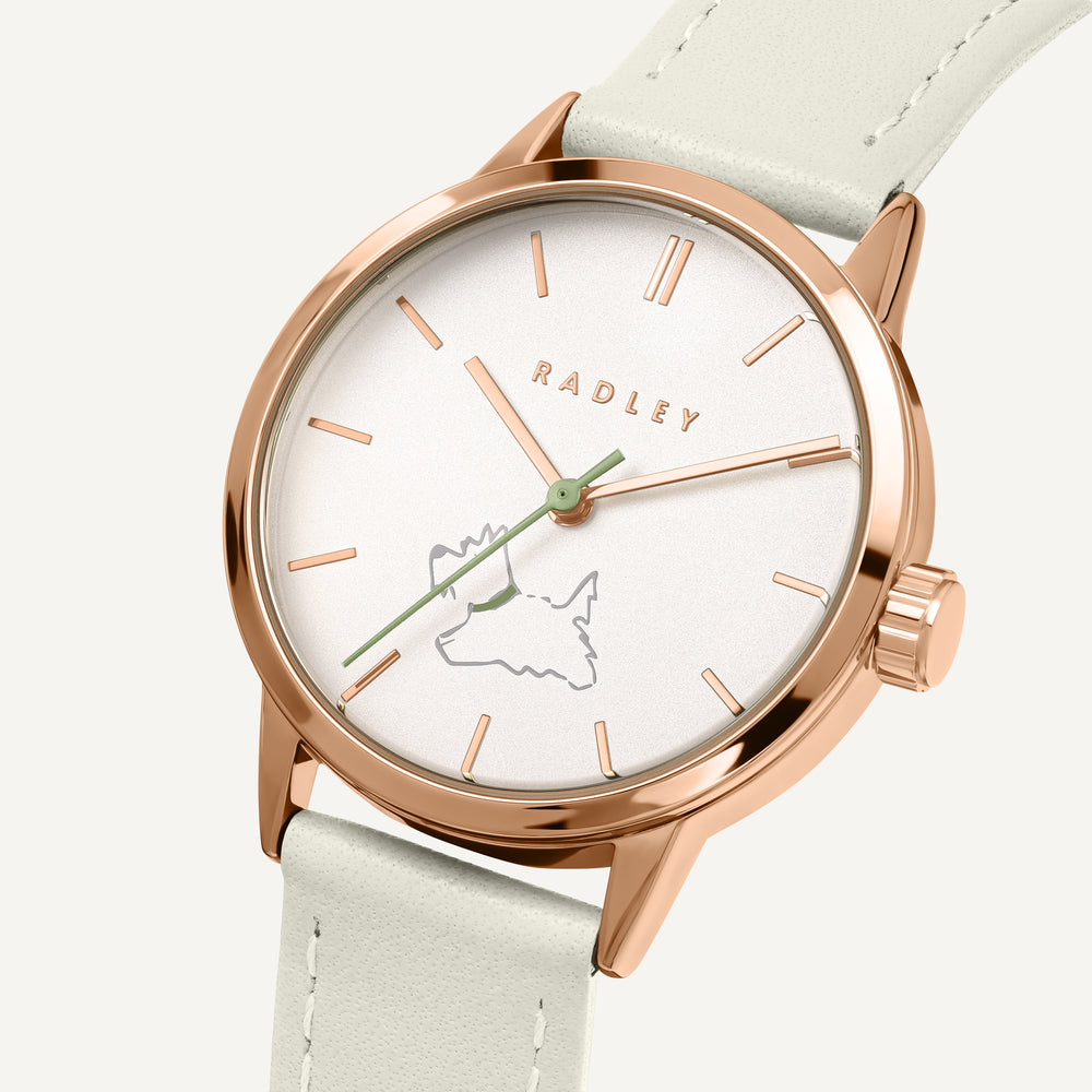 Percy Grove 31Mm Leather Strap Watch Salt - RY22006A