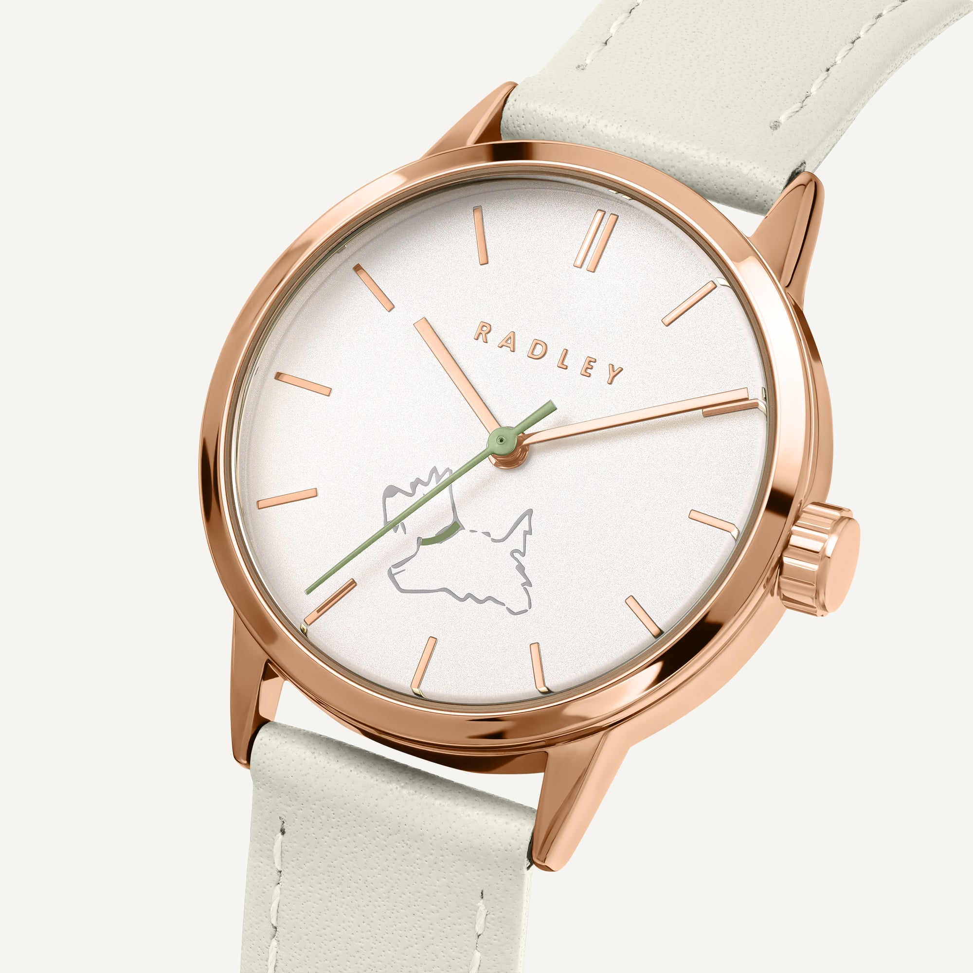Percy Grove 31Mm Leather Strap Watch Salt - RY22006A