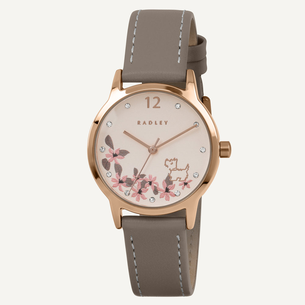 Spring Daze 31Mm Leather Strap Watch Coffee - RY22030A