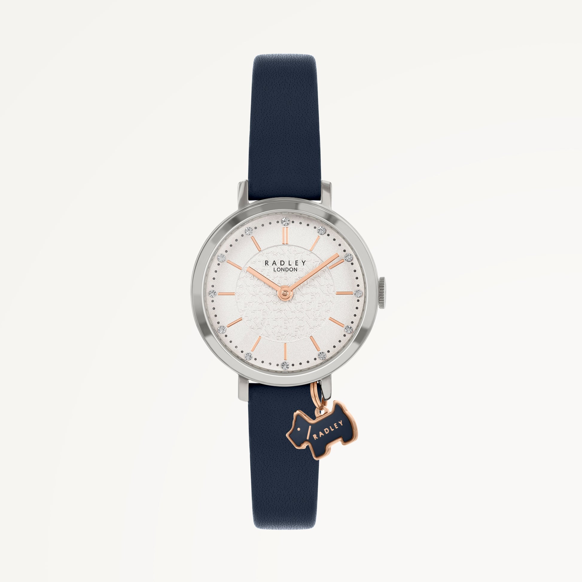 York Mews Leather Strap Watch Ink - RY2861
