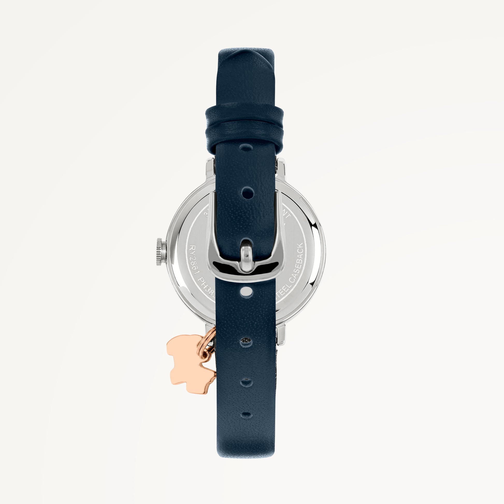 York Mews Leather Strap Watch Ink - RY2861