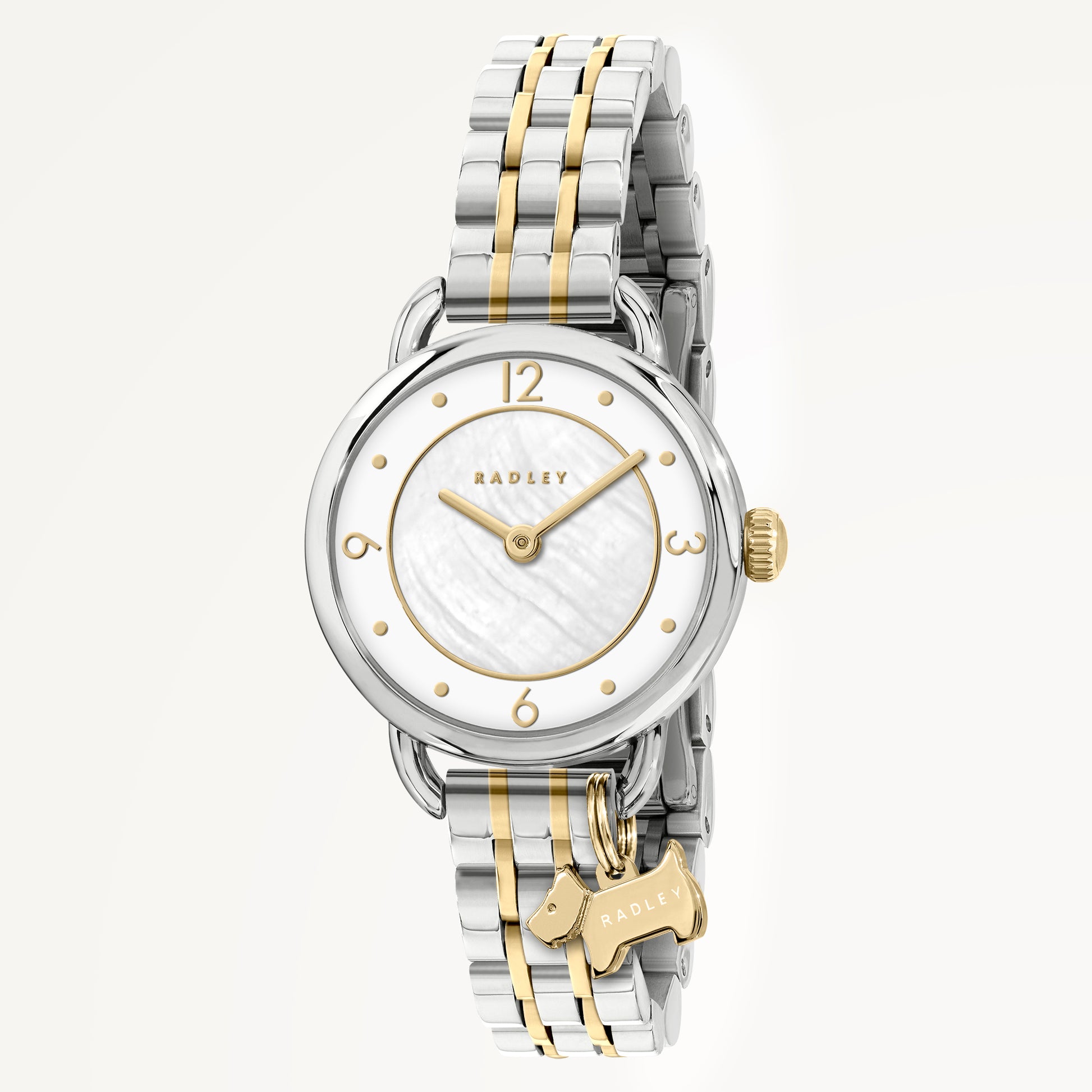Selby Street Two Tone Link Bracelet Watch Silver - RY4639