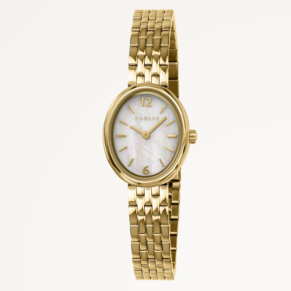 The Evie Oval Bracelet Watch Gold - Ry4690