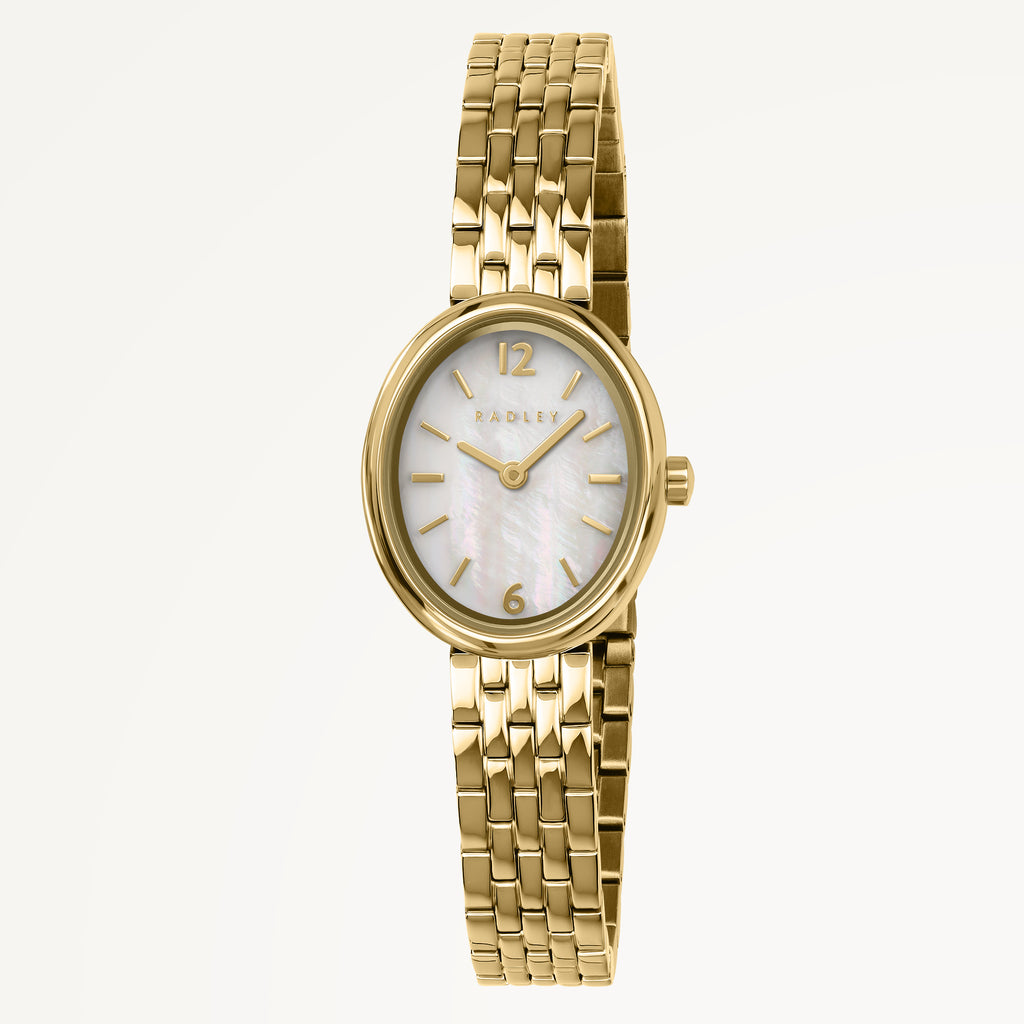 The Evie Oval Bracelet Watch Gold - Ry4690